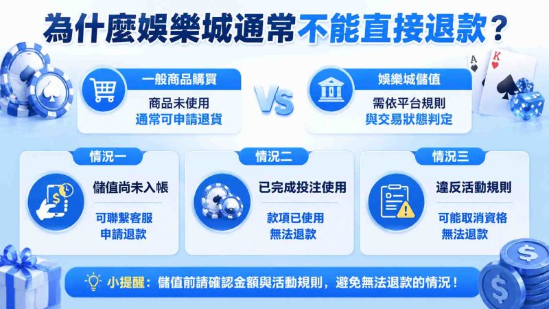 娛樂城退款