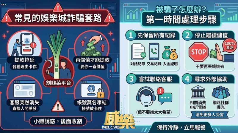 娛樂城詐騙（被娛樂城詐騙怎麼辦）