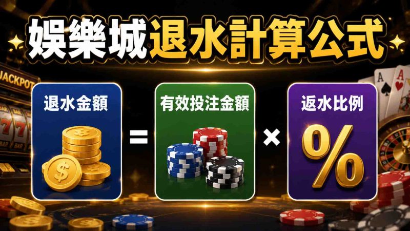 娛樂城退水