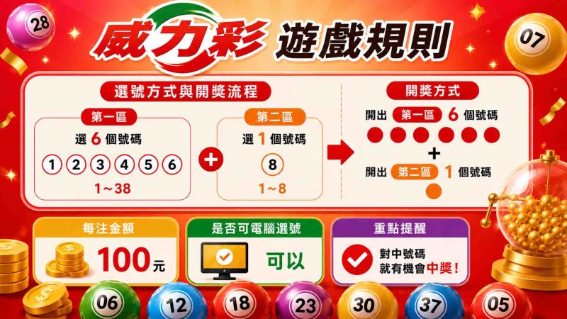 威力彩玩法（威力彩怎麼買）